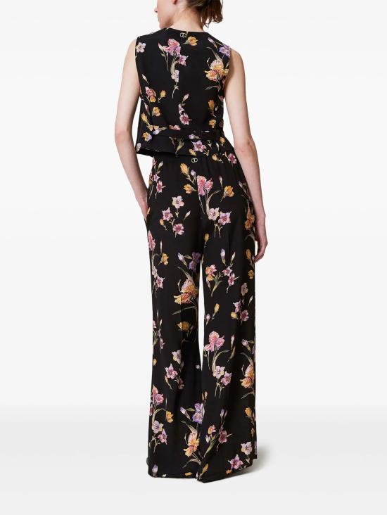 25SS 트윈셋 팔라초 팬츠 251TP2776 12328 MULTICOLOR BLACK - TWINSET