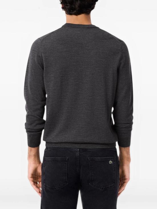 25FW 라코스테 메리노울 크루넥 스웨터 AH1969 050C - LACOSTE