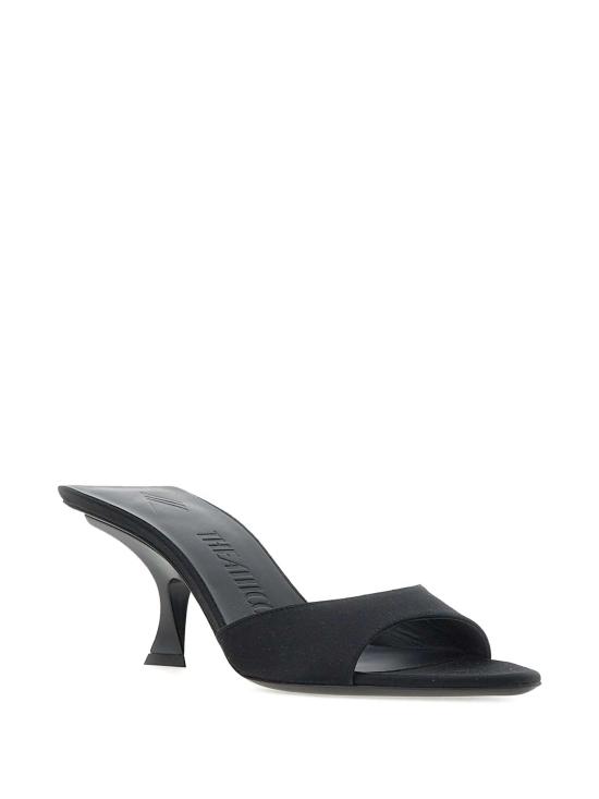 25SS 디 아티코 뮬/슬리퍼 248WSH00838VVV015AA 100 BLACK - THE ATTICO