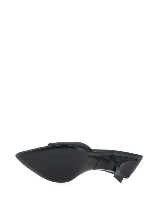 25SS 디 아티코 뮬/슬리퍼 248WSH00838VVV015AA 100 BLACK - THE ATTICO