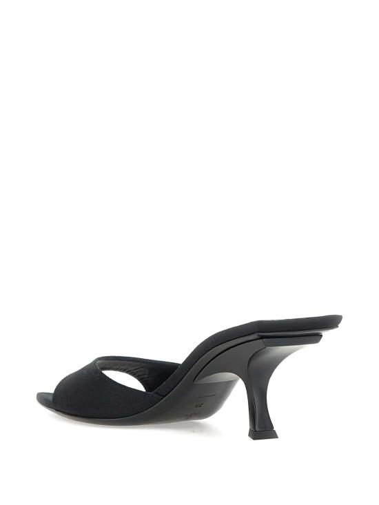 25SS 디 아티코 뮬/슬리퍼 248WSH00838VVV015AA 100 BLACK - THE ATTICO