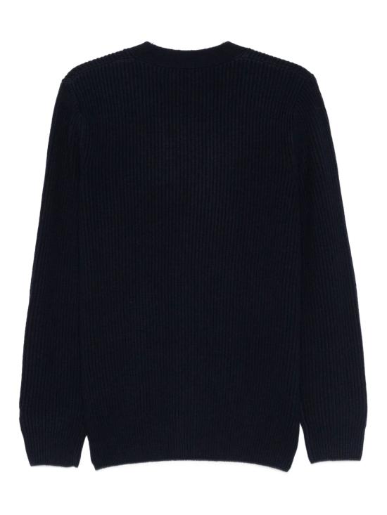 25FW 세인트바쓰 가디건 HERRISON RIB WOOL 62 NIGHT BLUE - MC2 SAINT BARTH