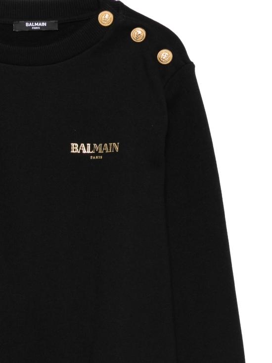 25FW [키즈] 발망 캐시미어 니트 BX4R10Z3183 930OR - BALMAIN