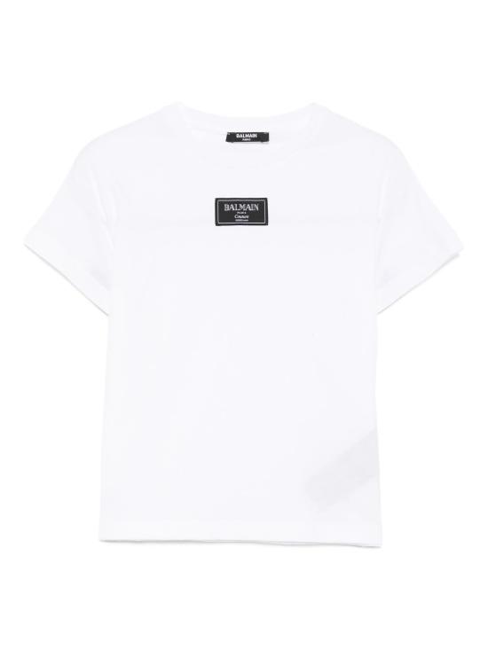 25FW [키즈] 발망 티셔츠 BX8P81Z3186 100C