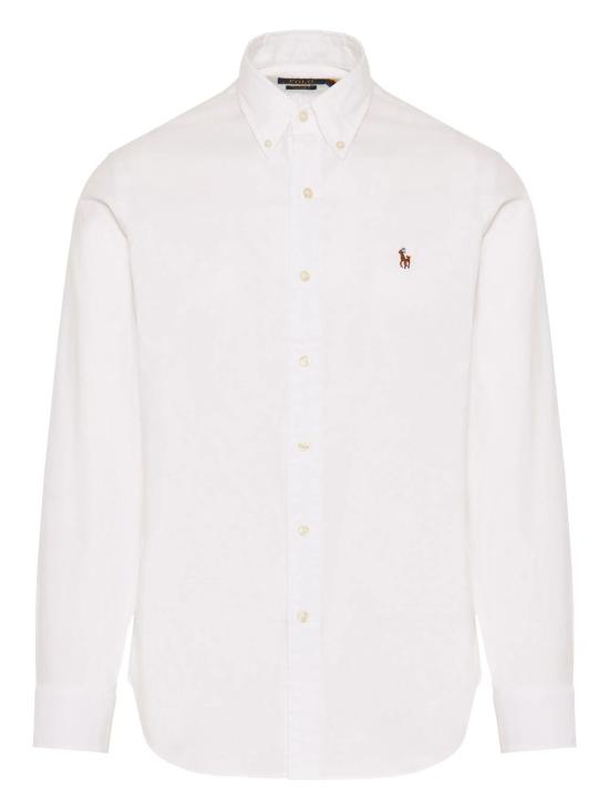 25FW 랄프 로렌 긴팔 셔츠 710P06688002 WHITE