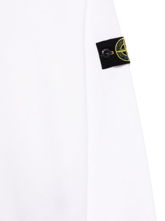 25SS [키즈] 스톤 아일랜드 트레이닝 상의 K1S166100011S0040 V0001 WHITE - STONE ISLAND