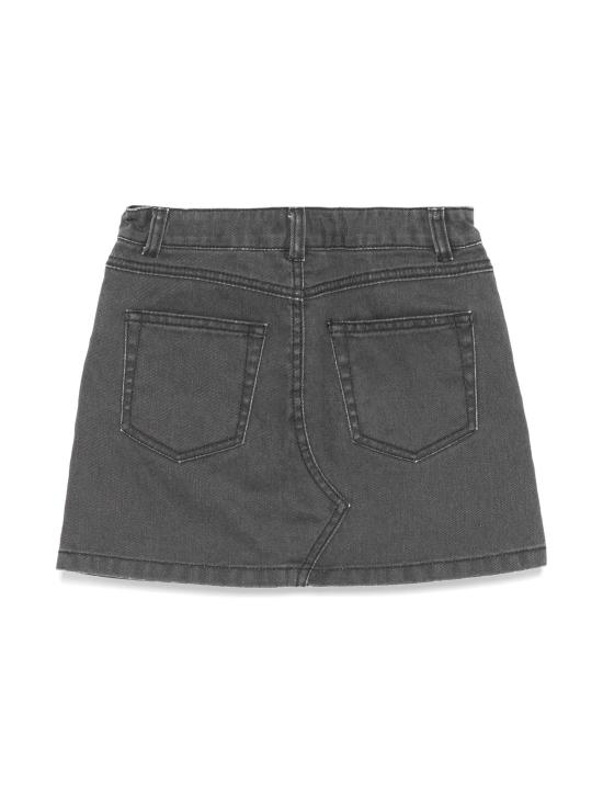 25SS [키즈] 모스키노 스커트 HAJ03MLOA14 60100 NERO BLACK - MOSCHINO