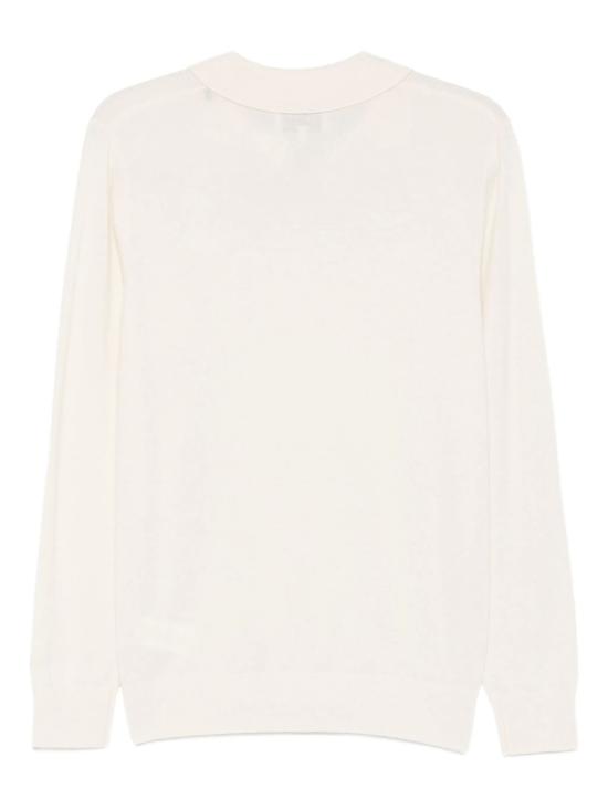 25FW 세인트바쓰 폴로 티셔츠 COVENT MERINOCASH 10 OFF WHITE - MC2 SAINT BARTH