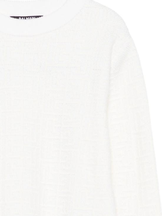 25FW [키즈] 발망 트레이닝 상의 BX9P30W0012 100C - BALMAIN