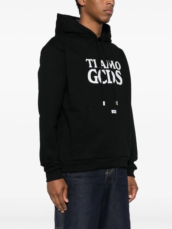 25SS 지씨디에스 후드 티셔츠 A2OM1910JG5 99 BLACK - GCDS