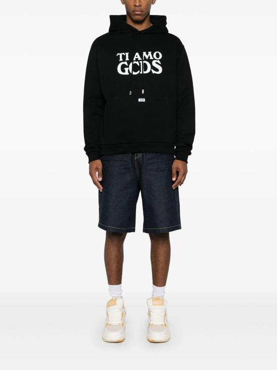 25SS 지씨디에스 후드 티셔츠 A2OM1910JG5 99 BLACK - GCDS