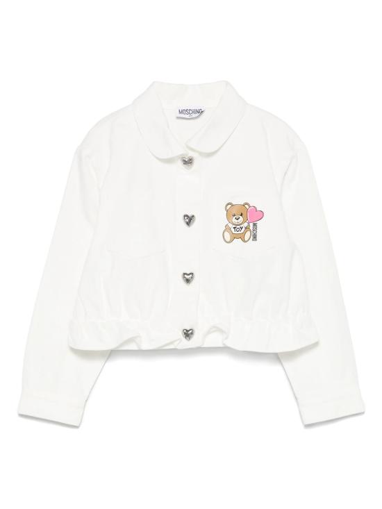 25SS [키즈] 모스키노 캐주얼 자켓 HDS04XLOA14 10063 CLOUD