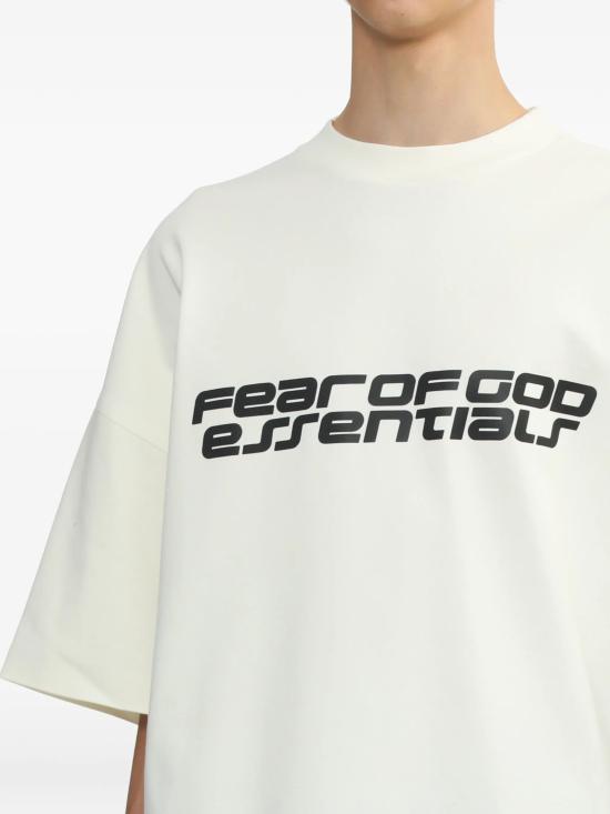 25FW 피어오브갓 반팔 티셔츠 125HO254503F IVORY - FEAR OF GOD