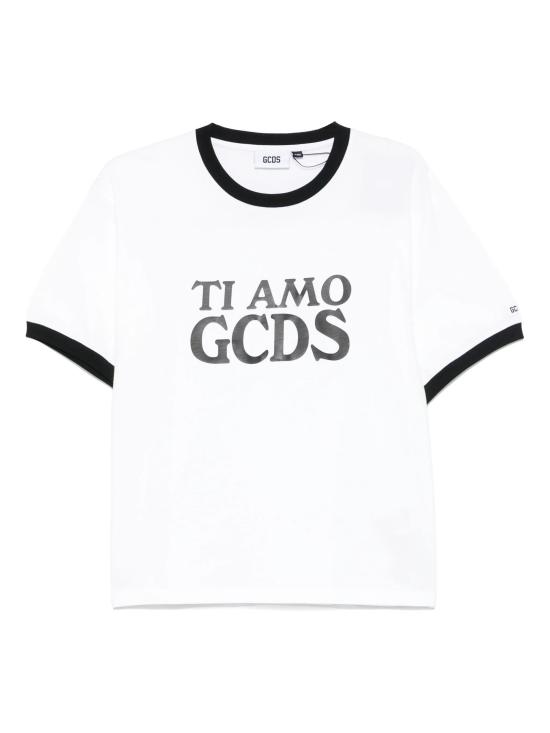 25SS 지씨디에스 반팔 티셔츠 A2OU2308JG4 10 OPTIC WHITE