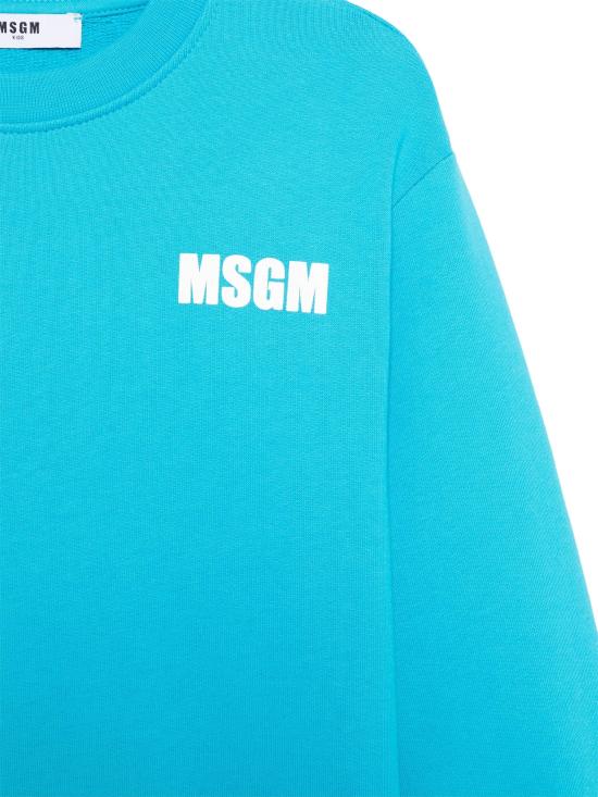 25SS [키즈] 엠에스지엠 니트/스웻셔츠 S5MSJUSW054 MS011 ATOLLO TURQUOISE - MSGM