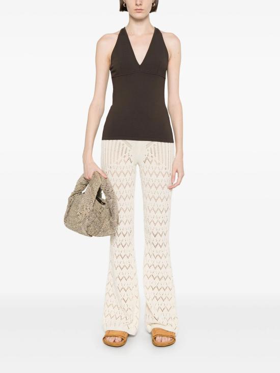 25SS 막스마라 아르미타 V넥 슬리브리스 탑 2511361313600 010C - MAX MARA