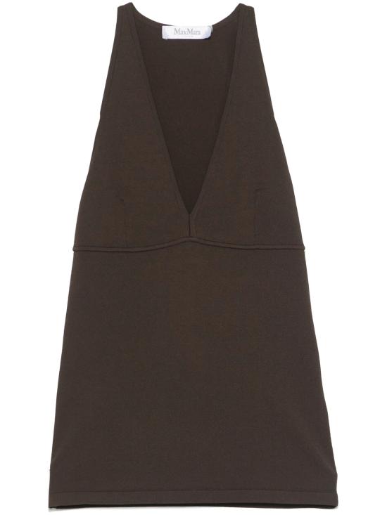 25SS 막스마라 아르미타 V넥 슬리브리스 탑 2511361313600 010C