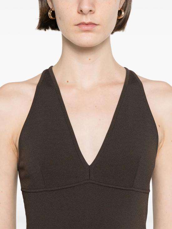 25SS 막스마라 아르미타 V넥 슬리브리스 탑 2511361313600 010C - MAX MARA