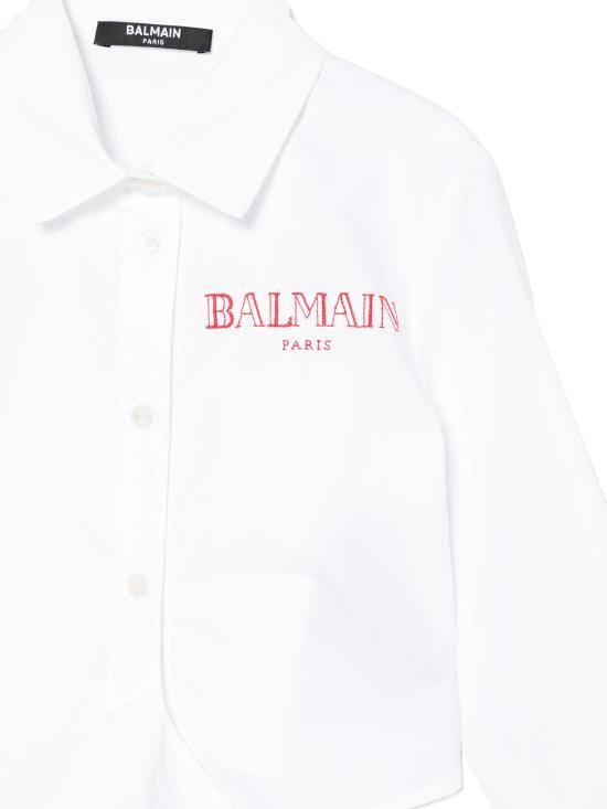 25SS [키즈] 발망 셔츠 BW5A10P0479 100RO - BALMAIN