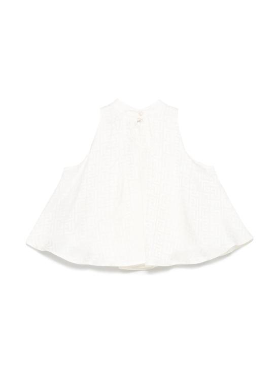 25SS [키즈] 발망 트레이닝 상의 BW5A42S0192 102C - BALMAIN