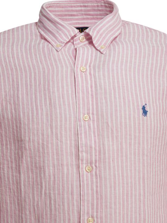 26SS 폴로 랄프로렌 긴팔 셔츠 7109821435005137B PINK WHITE Pink - POLO RALPH LAUREN