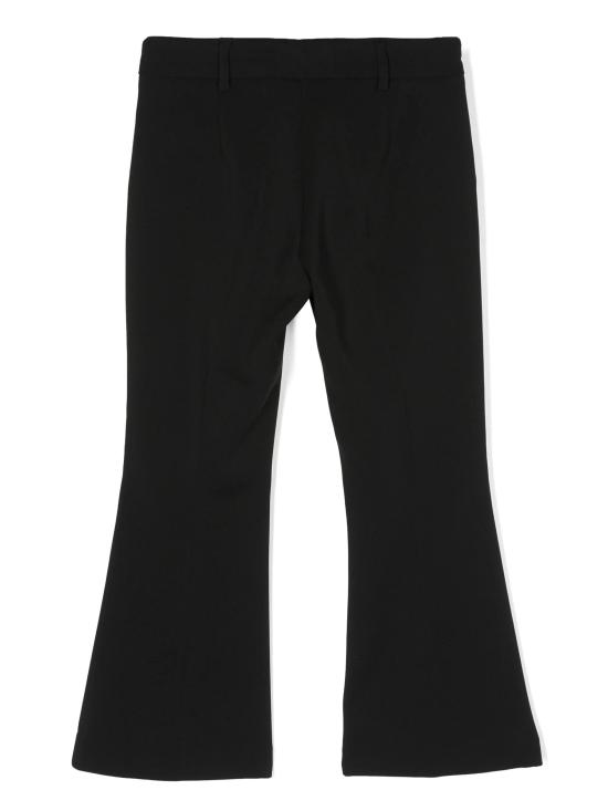 25SS [키즈] 모스키노 스트레이트 팬츠 HDP062L2A02 60100 NERO - MOSCHINO