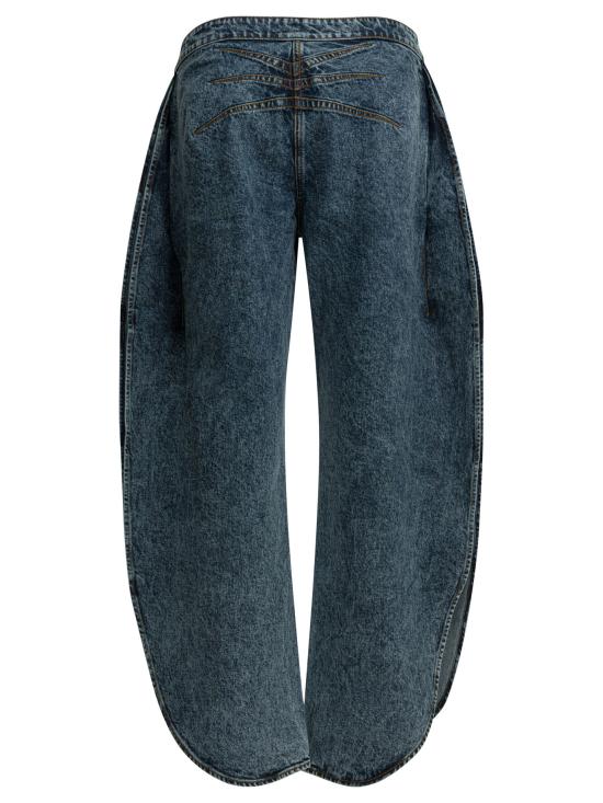 26SS 알라이아 페탈 데님 팬츠 AA9P0253T535C524 Light blue - ALAIA