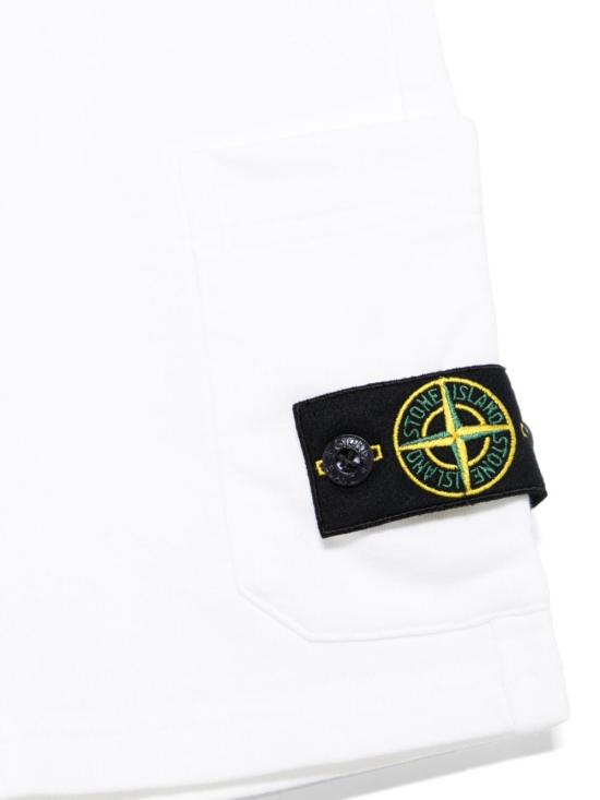 25SS [키즈] 스톤 아일랜드 쇼츠/버뮤다 K1S166200006S0040 V0001 WHITE - STONE ISLAND