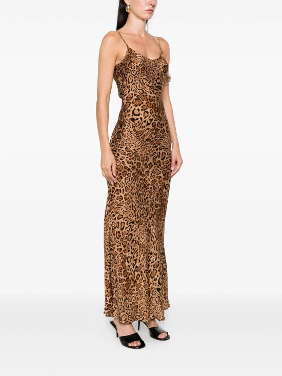25FW 트윈셋 롱 원피스 252TP2477 12737 ANIMALIER COFFEE - TWINSET