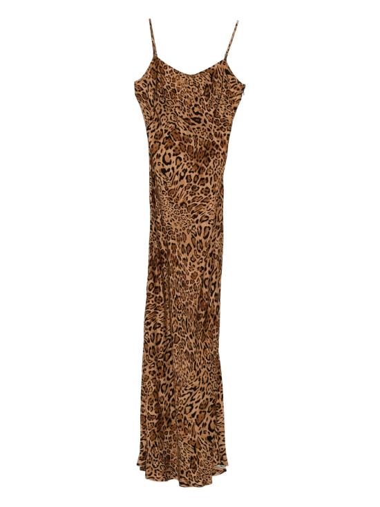 25FW 트윈셋 롱 원피스 252TP2477 12737 ANIMALIER COFFEE