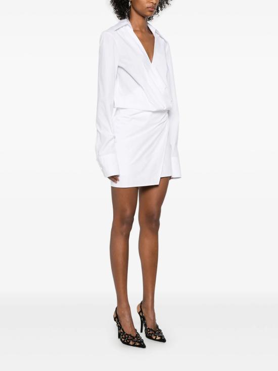 25SS 디 아티코 숏 원피스 250WCA00394CCC052AA 001 WHITE - THE ATTICO