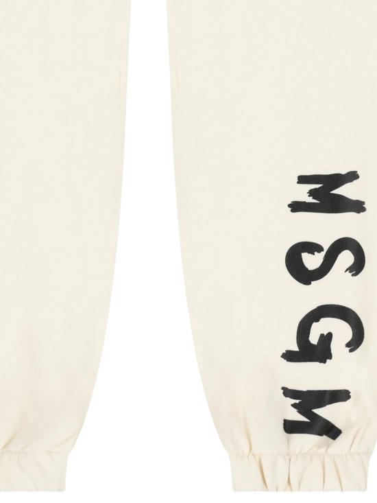 25FW [키즈] 엠에스지엠 트레이닝/조거 팬츠 F5MSJUFP024 013 CREMA - MSGM