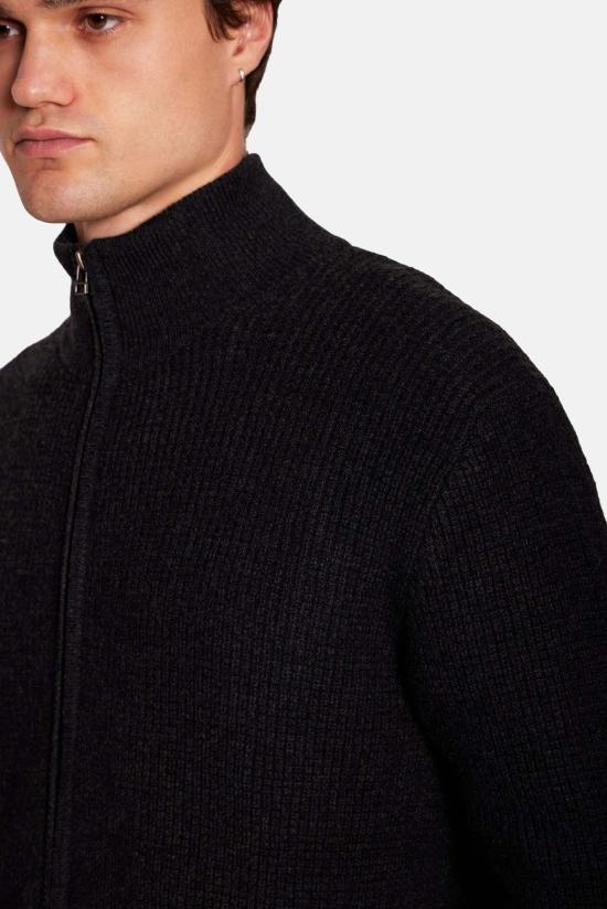  블루&크림 자켓 블루앤크림 케니 캐시 와플 지퍼업 재킷 - BLUE&CREAM