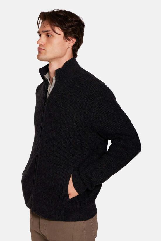  블루&크림 자켓 블루앤크림 케니 캐시 와플 지퍼업 재킷 - BLUE&CREAM