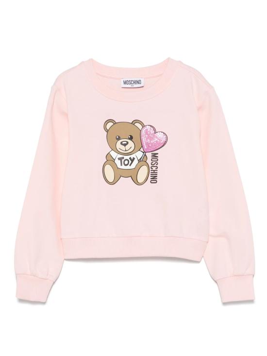 25SS [키즈] 모스키노 트레이닝 상의 HDF066LDA00 50209 SUGAR ROSE