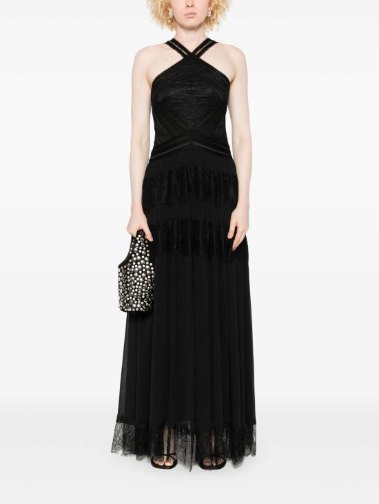 25SS 에르마노 피렌제 롱 원피스 D46EQ040E23MF099 00099 NERO - ERMANNO FIRENZE