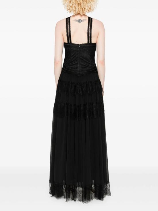 25SS 에르마노 피렌제 롱 원피스 D46EQ040E23MF099 00099 NERO - ERMANNO FIRENZE