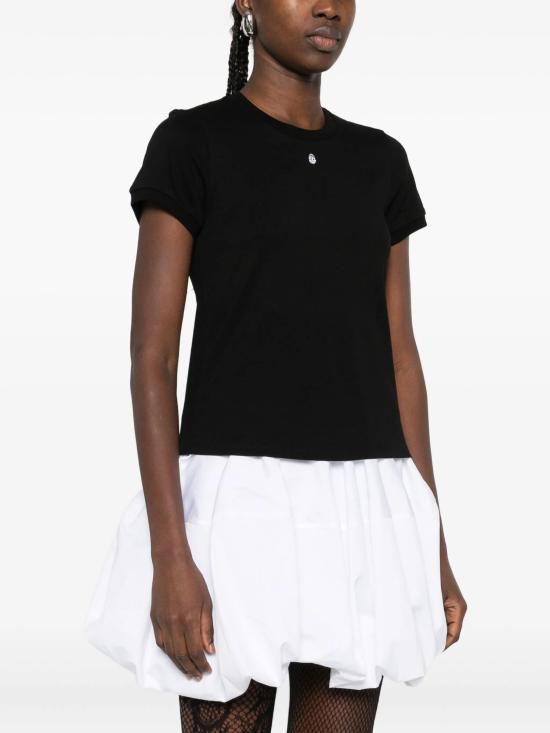 25FW MC QUEEN 블라우스 822291QLAEH 1000 BLACK - ALEXANDER MCQUEEN