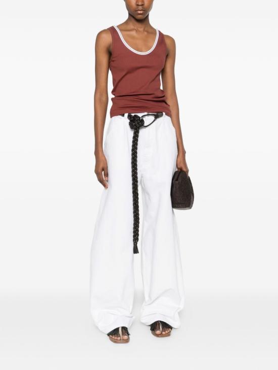 26SS 브루넬로 쿠치넬리 민소매 티셔츠 MG902DO310 CRZ34 Red - BRUNELLO CUCINELLI