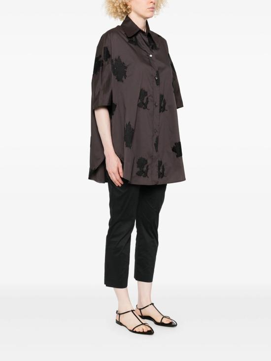 25SS 리비아나 콘티 셔츠 L5SR12 1 MAGMA NERO - LIVIANA CONTI