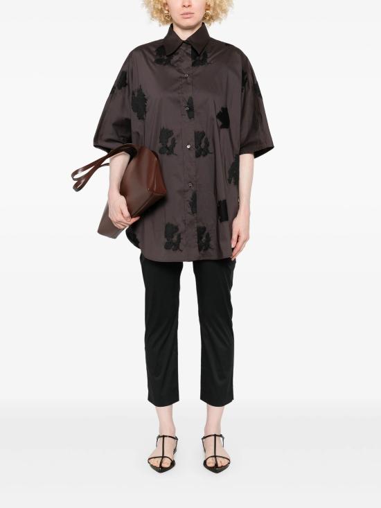 25SS 리비아나 콘티 셔츠 L5SR12 1 MAGMA NERO - LIVIANA CONTI