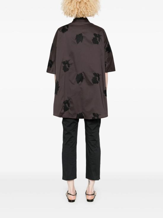 25SS 리비아나 콘티 셔츠 L5SR12 1 MAGMA NERO - LIVIANA CONTI