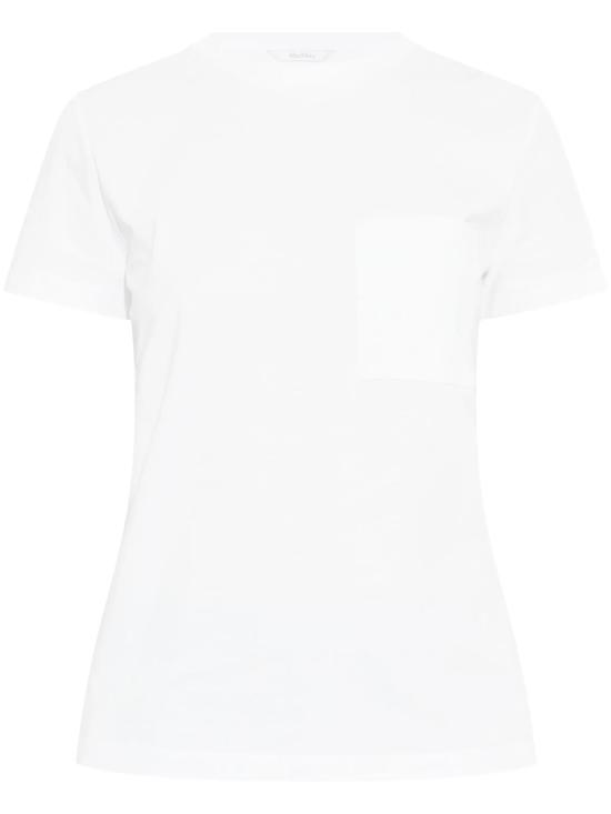 25SS 막스마라 파파이아 로고 포켓 반소메 티셔츠 2511941032600 001C