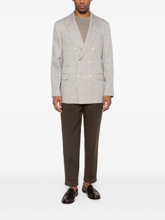 26SS 브루넬로 쿠치넬리 수트 자켓 MZ4087BPD C027 Brown - BRUNELLO CUCINELLI