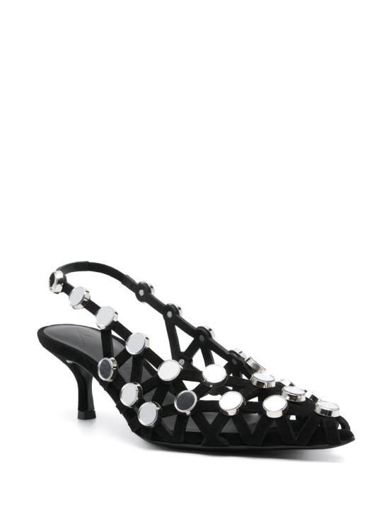 25SS 디 아티코 힐/펌프스 250WSH00844LBT007SA 100 BLACK - THE ATTICO