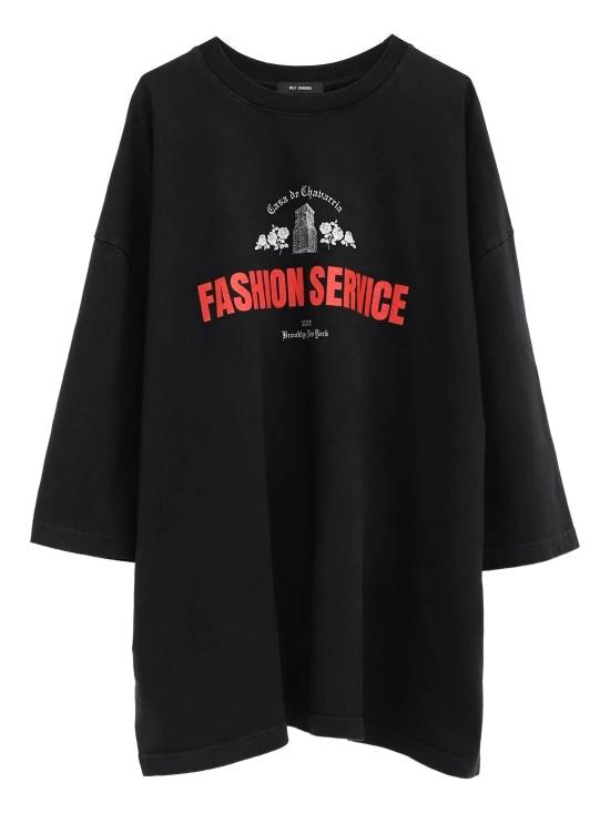 25FW 윌리 차바리아 반팔 티셔츠 WCJSY0143 001 BLACK