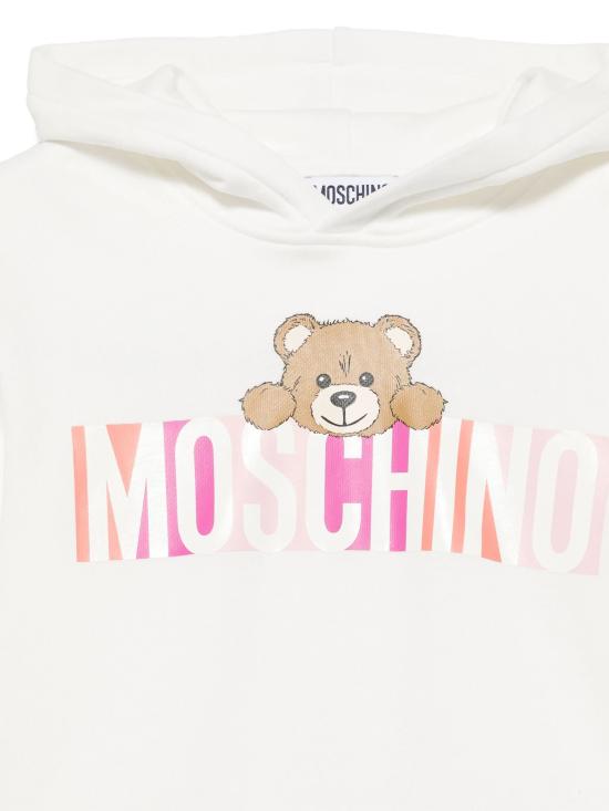 25SS [키즈] 모스키노 트레이닝 상의 HPF07KLCA52 10063 CLOUD - MOSCHINO