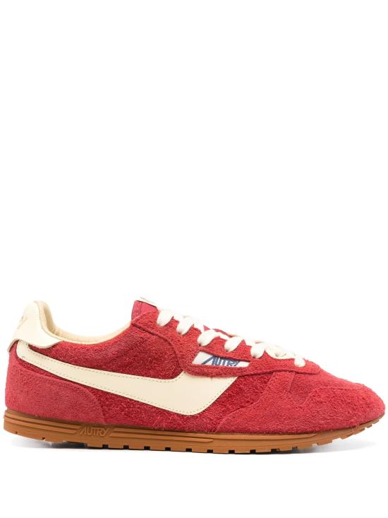 25SS 오트리 윈드스핀 스웨이드 레더 스니커즈 WSLMUB15 RED RUT