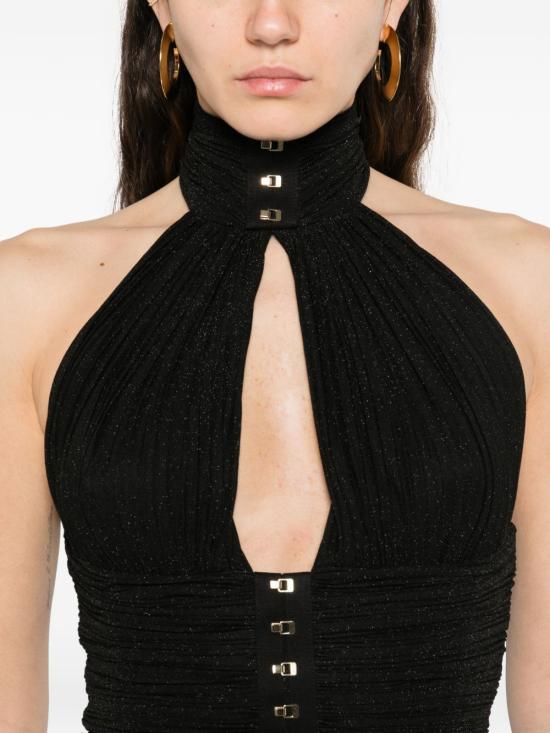 26SS 엘리자베타프랜치 미디 원피스 ABR1861E2 110 Black - ELISABETTA FRANCHI