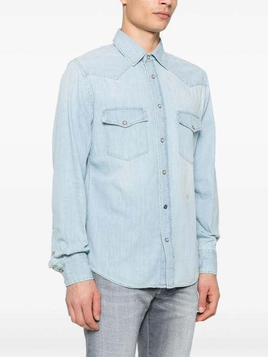 25SS 야콥코헨 긴팔 셔츠 JUMC0002017T9734 300D LIGHT BLUE - JACOB COHËN